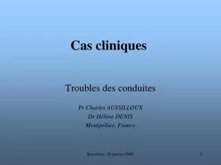 cas cliniques