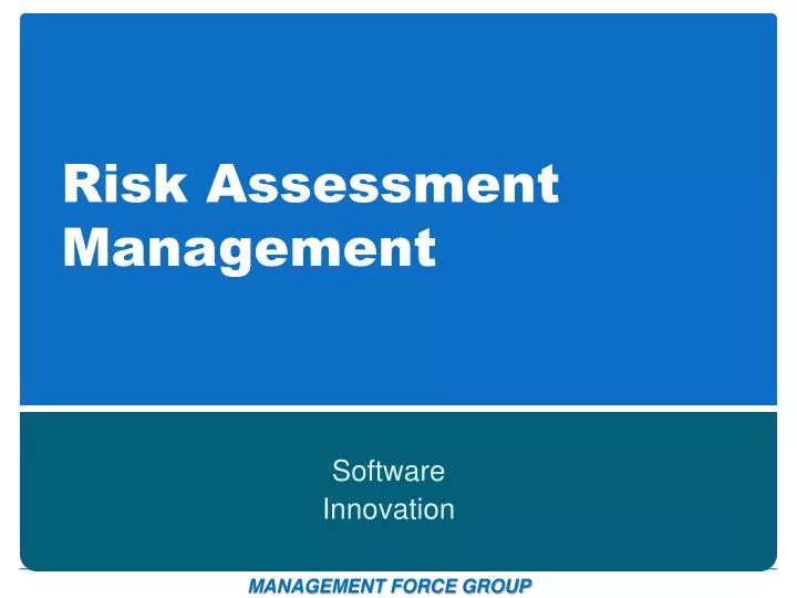 risk assessment management