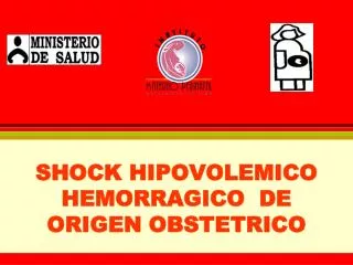 shock hipovolemico hemorragico de origen obstetrico