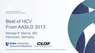 Best of HCV From AASLD 2013