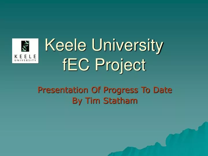 keele university fec project