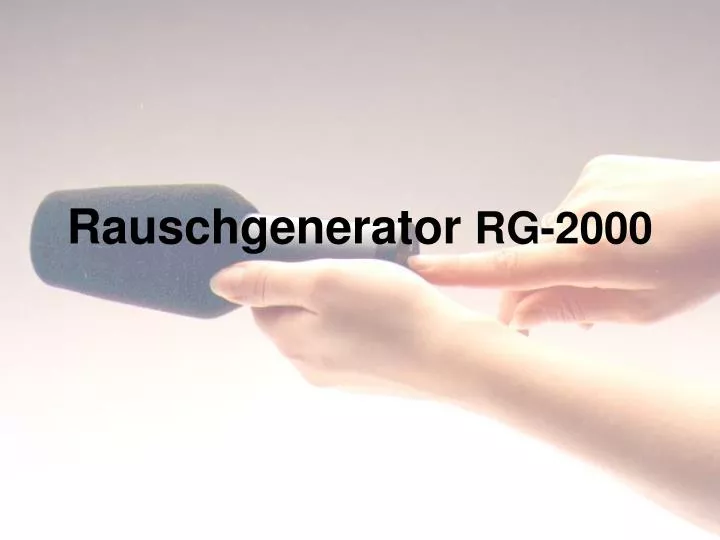 rauschgenerator rg 2000