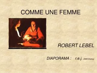 comme une femme
