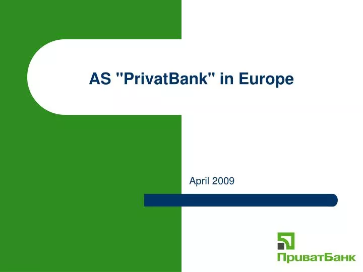 as privatbank in europe