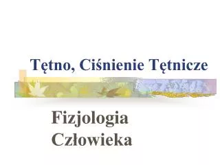 t tno ci nienie t tnicze