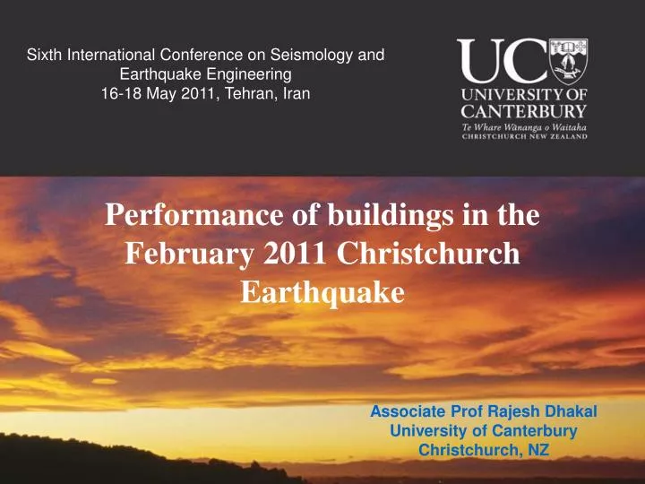performance of buildings in the february 2011 christchurch earthquake