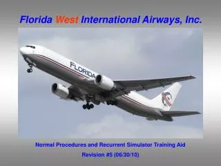 Florida West International Airways, Inc.