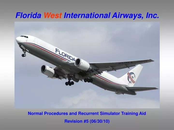 florida west international airways inc