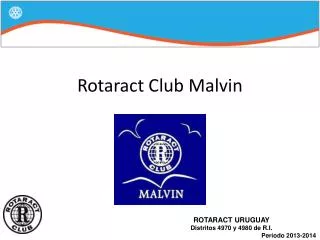 rotaract club malvin