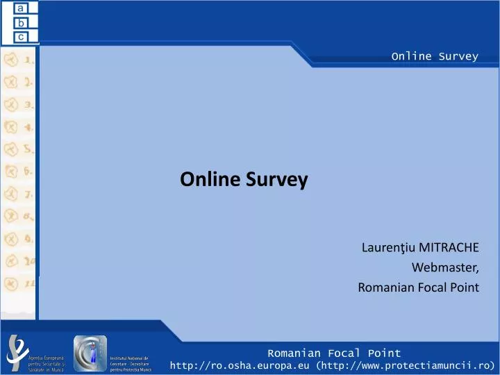 online survey