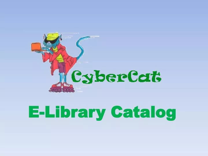 e library catalog