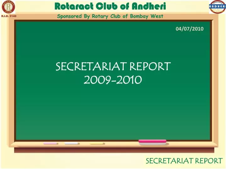 secretariat report 2009 2010