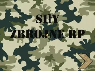 si y zbrojne rp