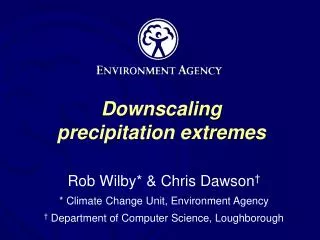 Downscaling precipitation extremes