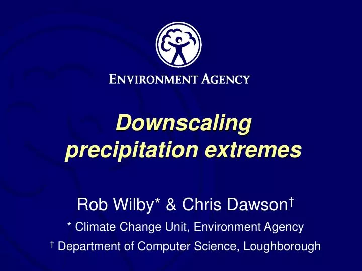 downscaling precipitation extremes