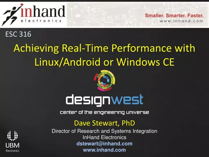achieving real time performance with linux android or windows ce