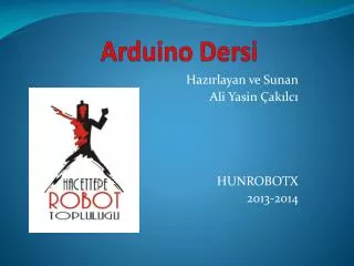 arduino dersi