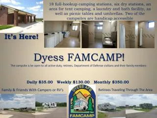 Dyess FAMCAMP!