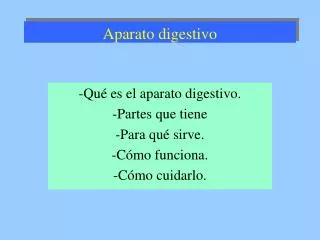 aparato digestivo
