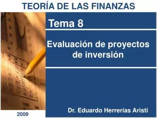evaluaci n de proyectos de inversi n