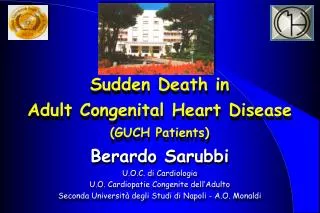 Sudden Death in Adult Congenital Heart Disease (GUCH Patients)