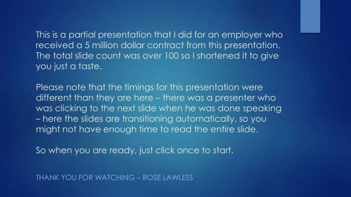 thank you for watching rose lawless