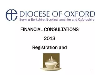 FINANCIAL CONSULTATIONS 2013 Registration and
