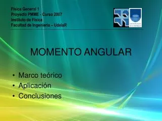 momento angular