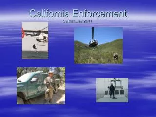 California Enforcement September 2011