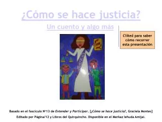 c mo se hace justicia