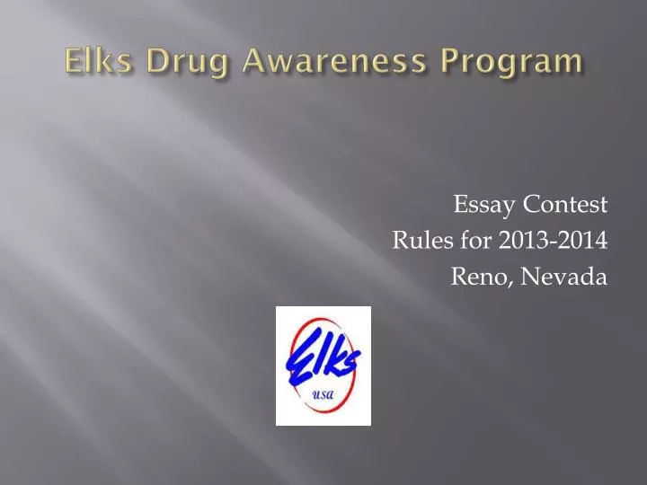 elks drug awareness program