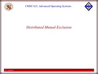 Distributed Mutual Exclusion