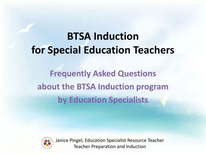btsa induction for special education teachers