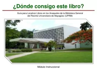 d nde consigo este libro