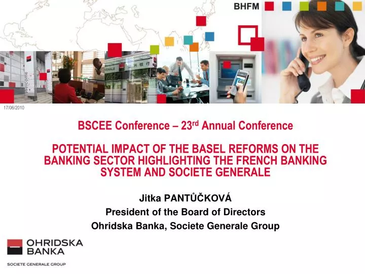 jitka p ant kov president of the board of directors ohridska banka societe generale group