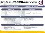 Case Study : SW-CMM-Implementation - slide 1
