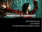 ZMF Web Services - slide 1