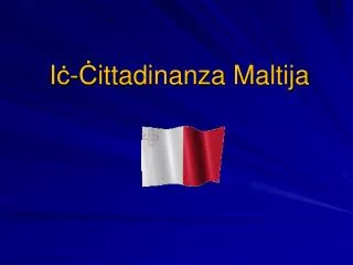 i ittadinanza maltija