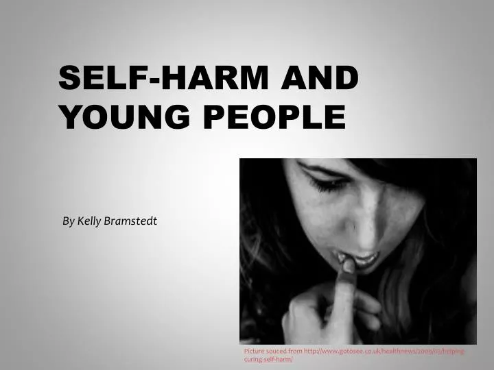 self harm and y oung people