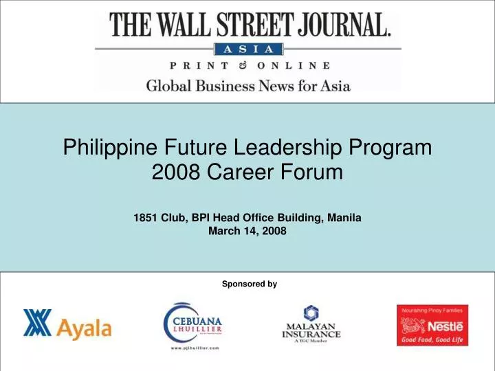 philippine future leadership program