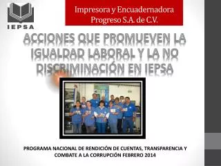 impresora y encuadernadora progreso s a de c v
