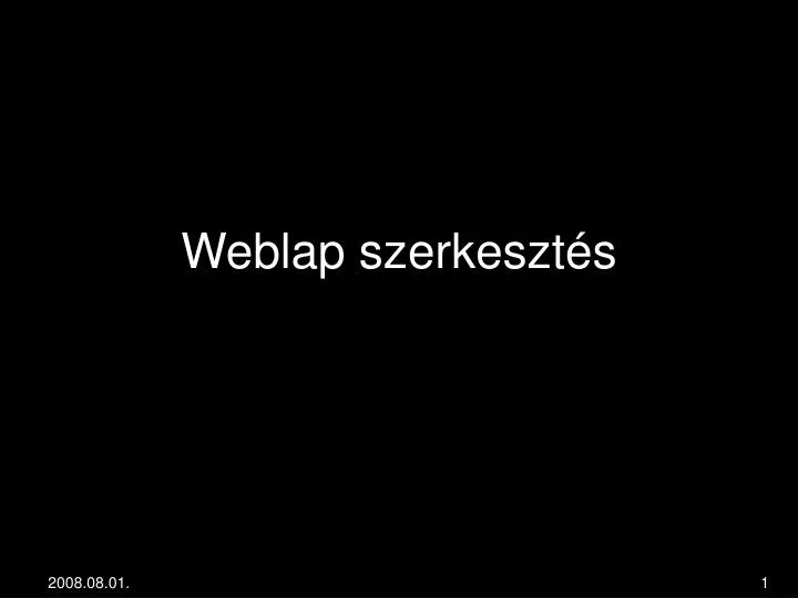 weblap szerkeszt s