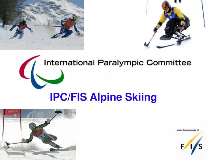 ipc fis alpine skiing