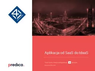 Aplikacja od SaaS do IdaaS