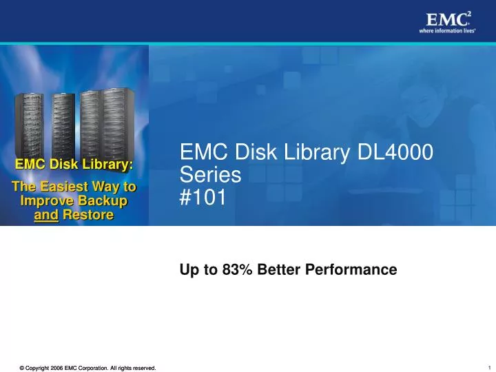 emc disk library dl4000 series 101