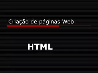 cria o de p ginas web