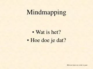 mindmapping