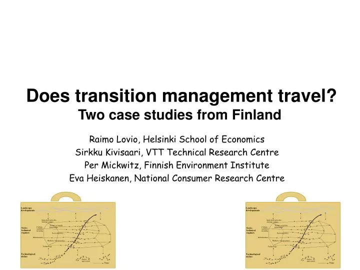 does transition management travel two case studies from finland