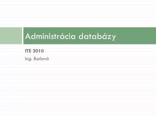 administr cia datab zy