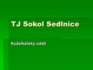 tj sokol sedlnice
